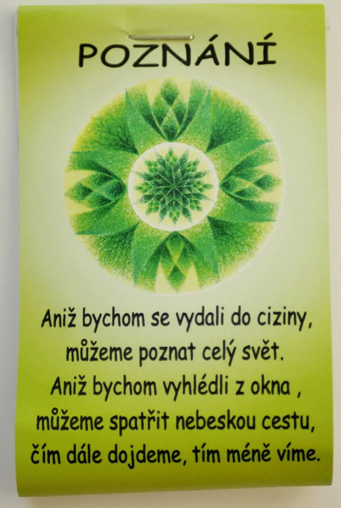 Čajíček - poznání