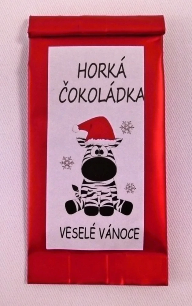 Horká čokoláda - zebra – 50g