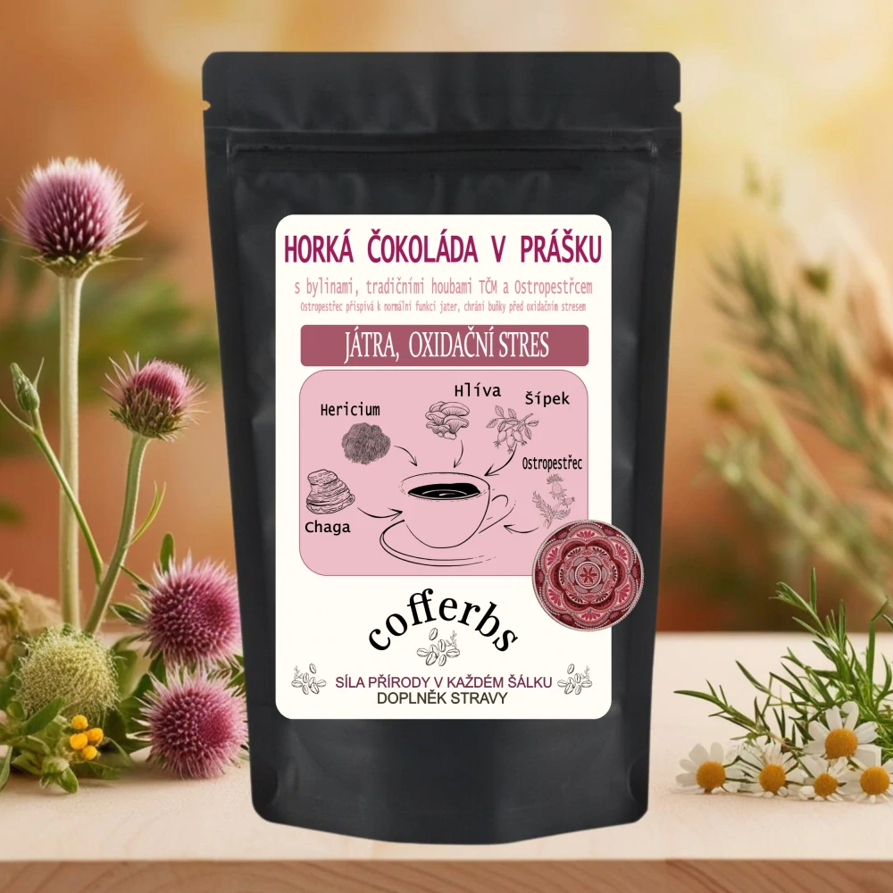 Horká čokoláda - Játra, oxidační stres