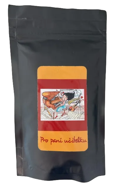 Káva - paní učitelku oranžová