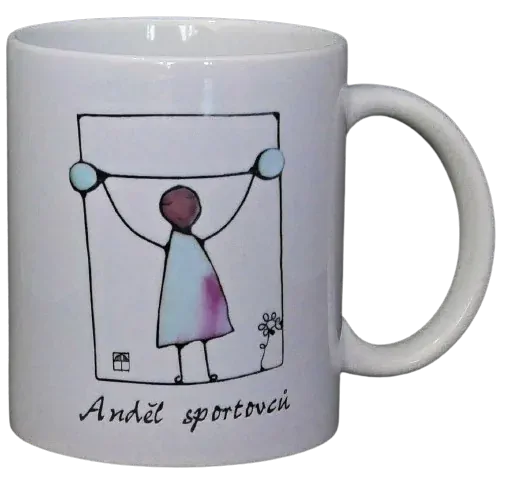 Hrnek - anděl sportovců
