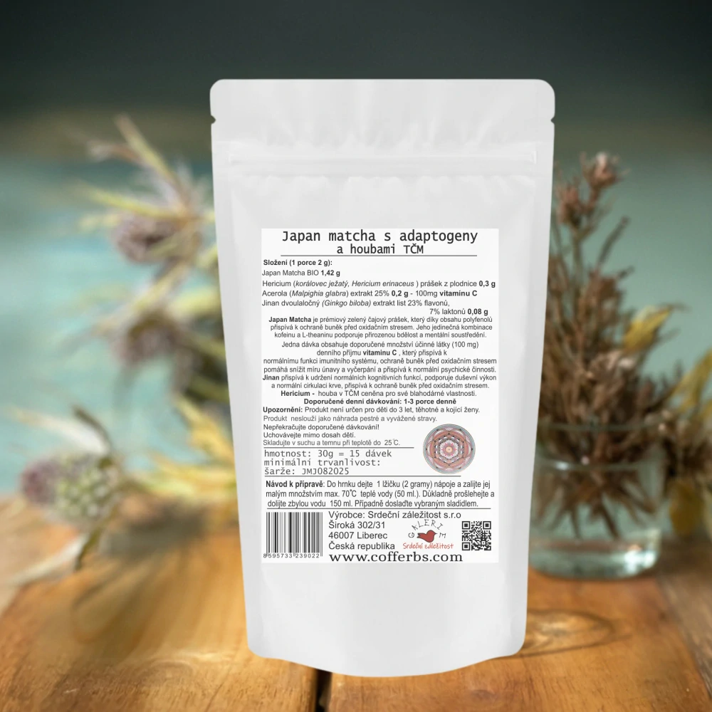 Matcha - podpora mozkové činnosti