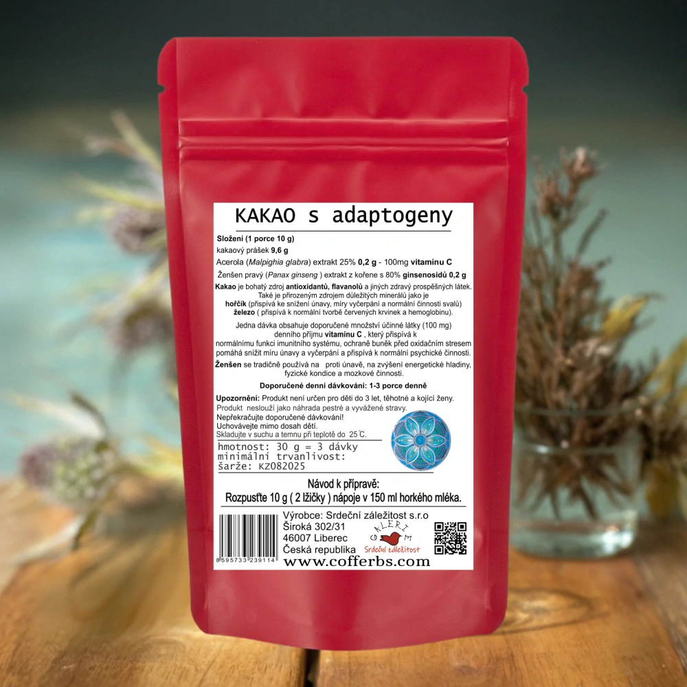 Kakao - podpora energie a vitality