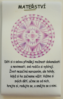 Čajíček - mateřství