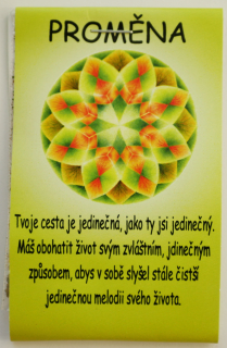 Čajíček - proměna