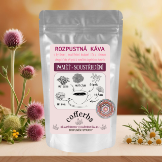 Rozpustná káva - Paměť a soustředění