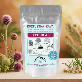 Rozpustná káva - Energie